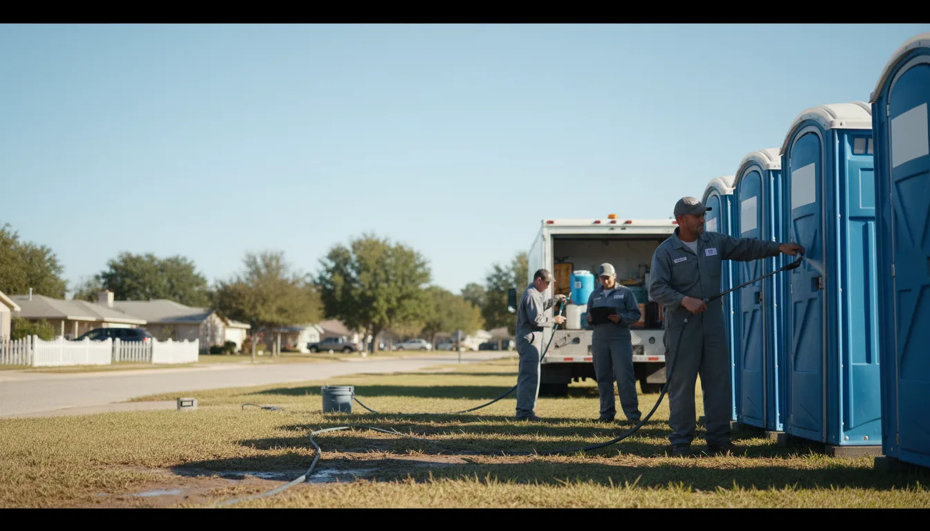 Long-Term Portable Toilet Rental in Coral, MI near me